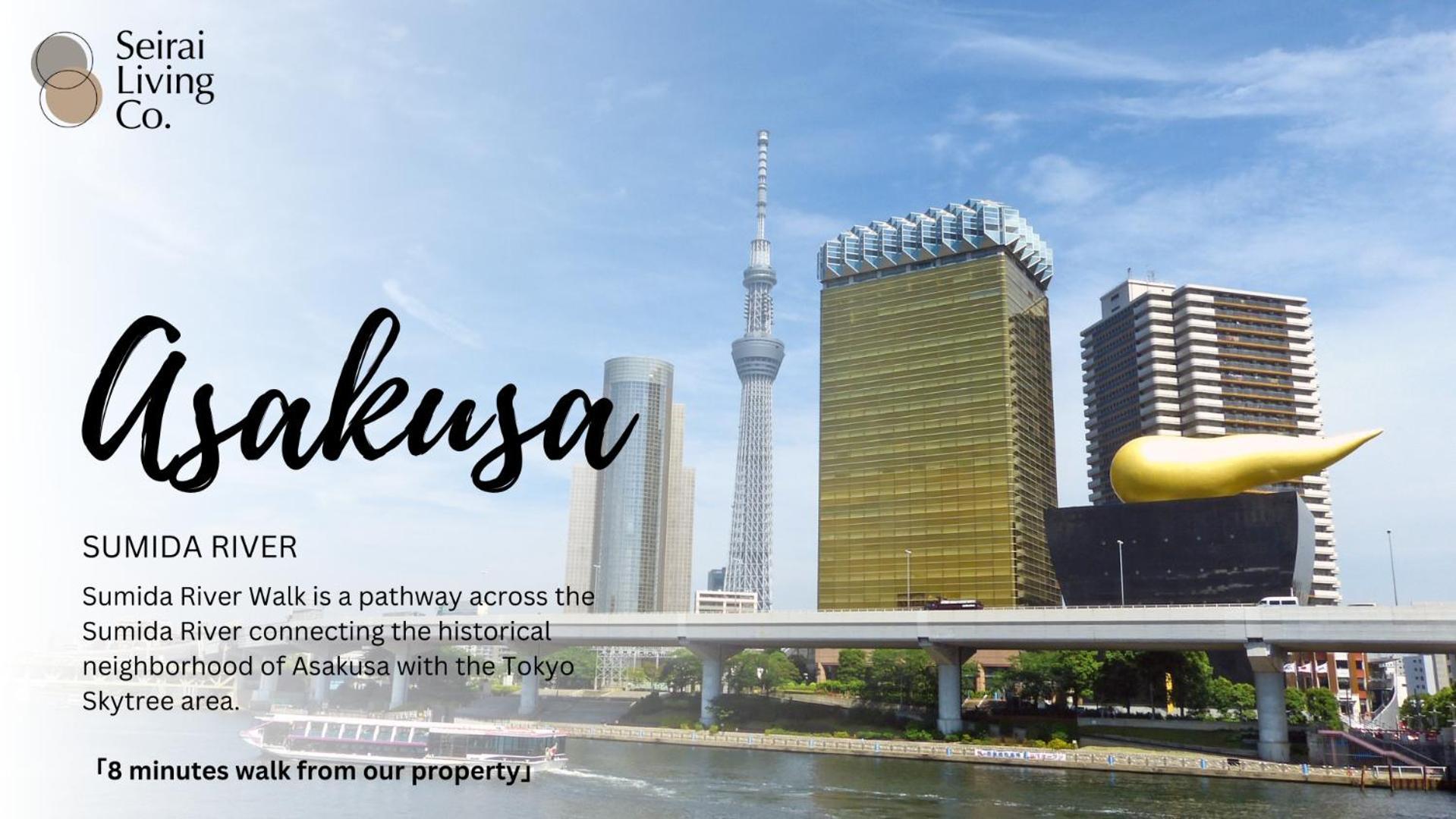 Seirai Asakusa Vacation Rental - 3 Minutes From Station Präfektur Tokio Exterior foto